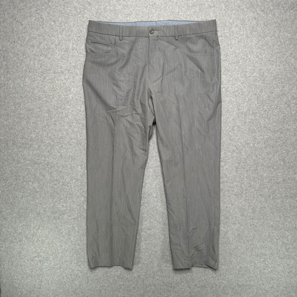 Ballin‎ Comfort-EZE Mens Grey Performance Stretch Trousers Pants 38x28.5 NEW